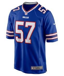 A.J. Epenesa 57 Buffalo Bills Game Player Jersey - Royal