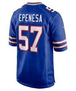 A.J. Epenesa 57 Buffalo Bills Game Player Jersey - Royal