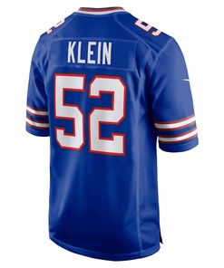 A.J. Klein 52 Buffalo Bills Home Game Player Jersey - Royal