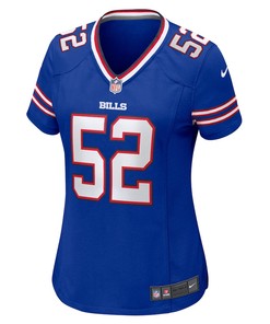 A.J. Klein 52 Buffalo Bills Women's Home Game Player Jersey - Royal