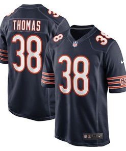 A.J. Thomas Chicago Bears Game Player Jersey - Navy