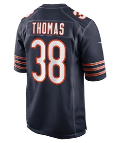 A.J. Thomas Chicago Bears Game Player Jersey - Navy