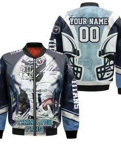 A.J.Brown Tennessee Titans Super Bowl 2021 Afc South Champions Personalized Bomber Jacket Model 230