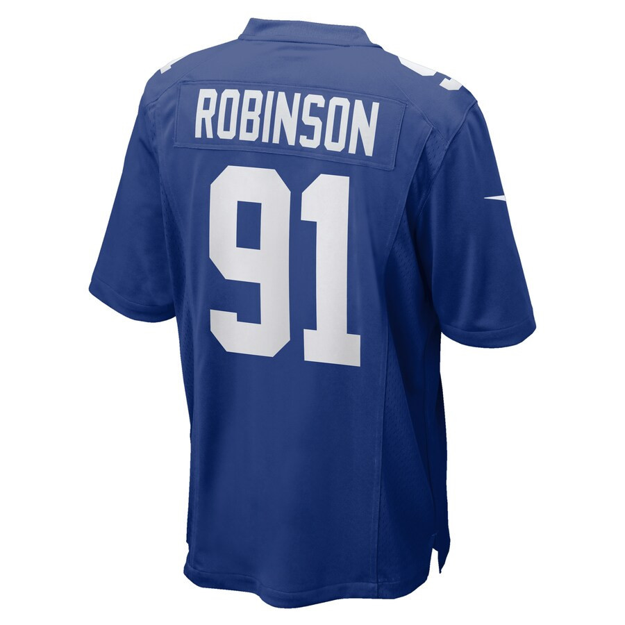 A'Shawn Robinson 91 New York Giants Team Game Jersey - Royal