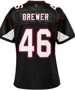 Aaron Brewer Arizona Cardinals Nfl Pro Line Womens Alternate Player Jersey - Black