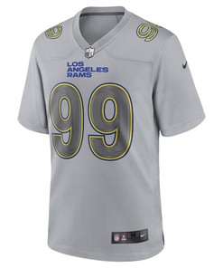 Aaron Donald 99 Los Angeles Rams Atmosphere Fashion Game Jersey - Gray