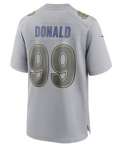 Aaron Donald 99 Los Angeles Rams Atmosphere Fashion Game Jersey - Gray