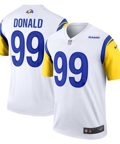 Aaron Donald 99 Los Angeles Rams Legend Jersey - White