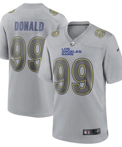 Aaron Donald 99 Los Angeles Rams Men Atmosphere Fashion Game Jersey - Gray