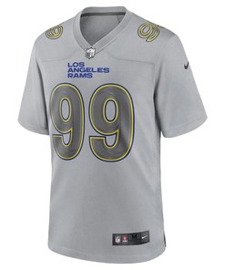 Aaron Donald 99 Los Angeles Rams Men Atmosphere Fashion Game Jersey - Gray