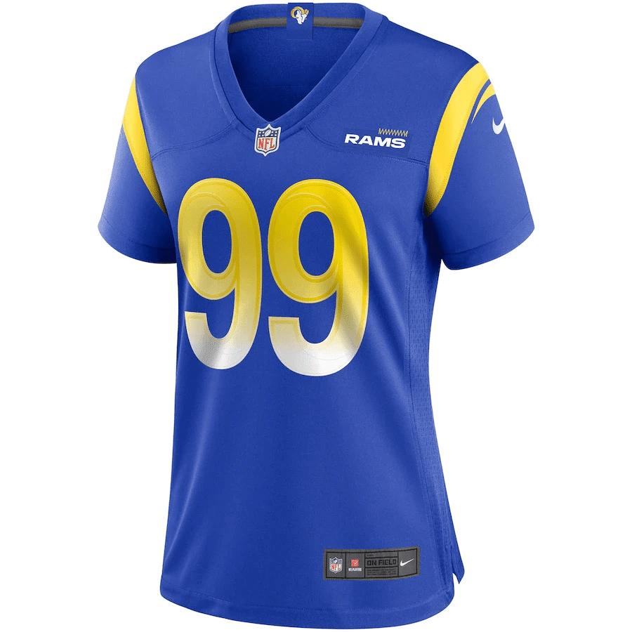 Aaron Donald 99 Los Angeles Rams Women's Game Jersey - Royal