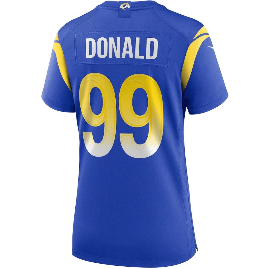 Aaron Donald 99 Los Angeles Rams Women's Game Jersey - Royal