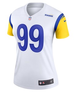 Aaron Donald 99 Los Angeles Rams Women's Legend Jersey - White
