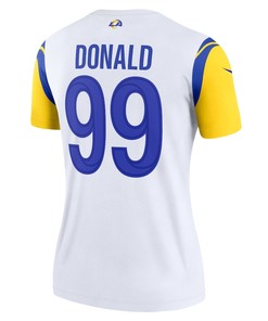 Aaron Donald 99 Los Angeles Rams Women's Legend Jersey - White