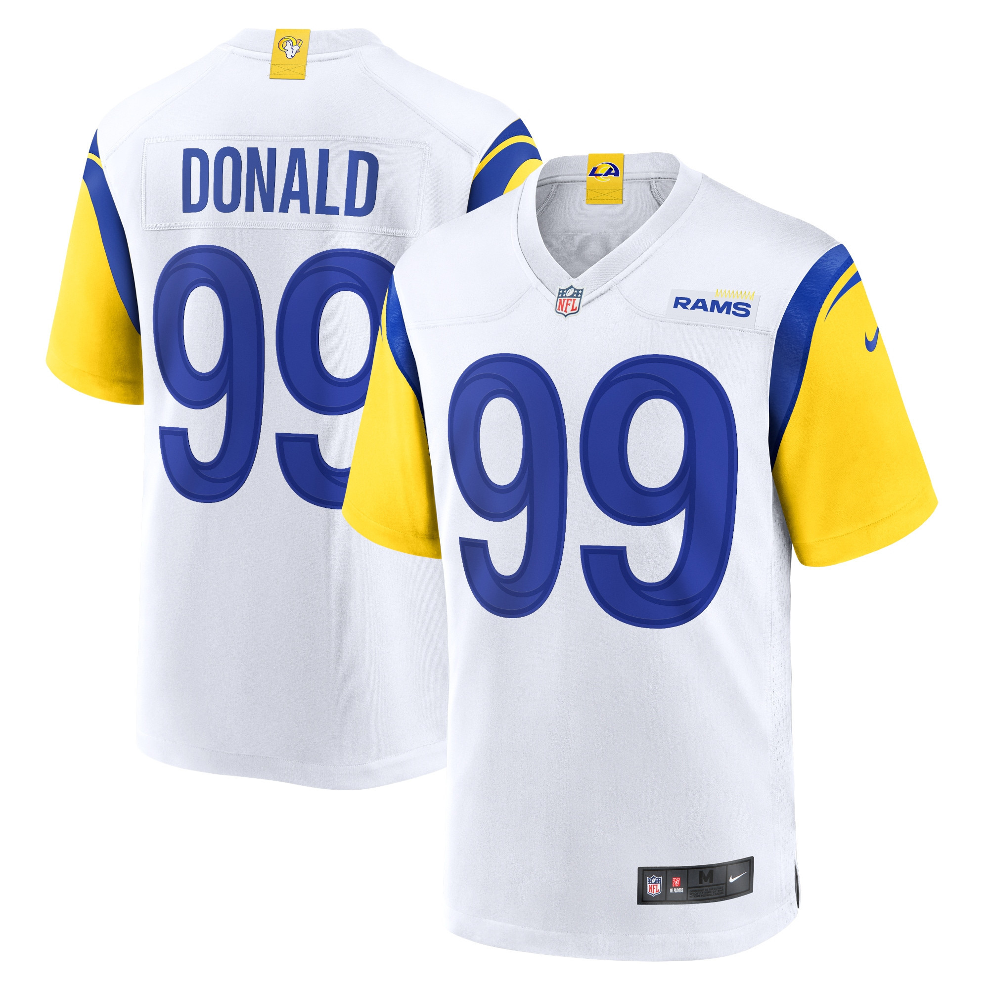 Aaron Donald Los Angeles Rams Alternate Game Jersey - White Nfl