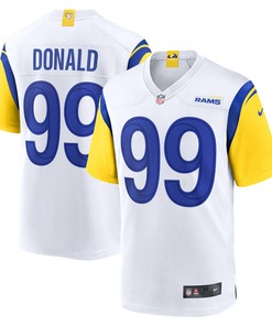 Aaron Donald Los Angeles Rams Alternate Player Game Jersey - White Nfl