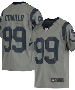 Aaron Donald Los Angeles Rams Nike Youth Inverted Game Jersey - Gray