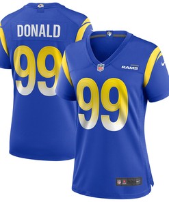 Aaron Donald Los Angeles Rams Womens Game Player Jersey - Royal Nfl