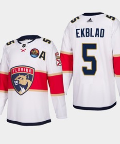 Aaron Ekblad 5 Florida Panthers 2023 All-Star Game Jersey White Equipment