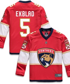 Aaron Ekblad Florida Panthers Fanatics Branded Replica Player Jersey - Red Nhl