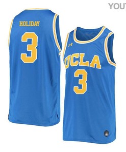 Aaron Holiday 3 UCLA Bruins Retro Elite Basketball Youth Jersey - Blue