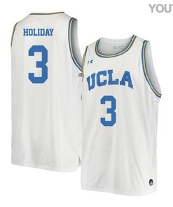 Aaron Holiday 3 UCLA Bruins Retro Elite Basketball Youth Jersey - White