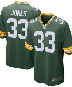 Aaron Jones Green Bay Packers Game Jersey - Green Nfl