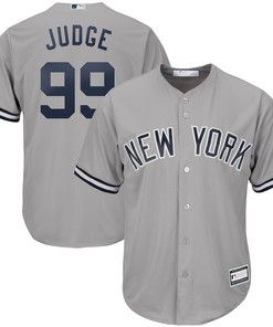 Aaron Judge 99 New York Yankees Player Men Jersey - Gray