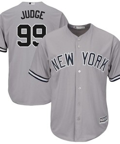 Aaron Judge New York Yankees Big And Tall Cool Base Player Jersey - Gray