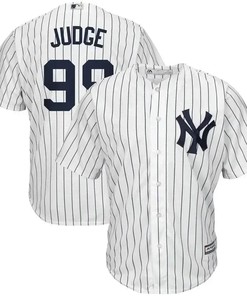 Aaron Judge New York Yankees Home Cool Base Player Jersey - White Navy