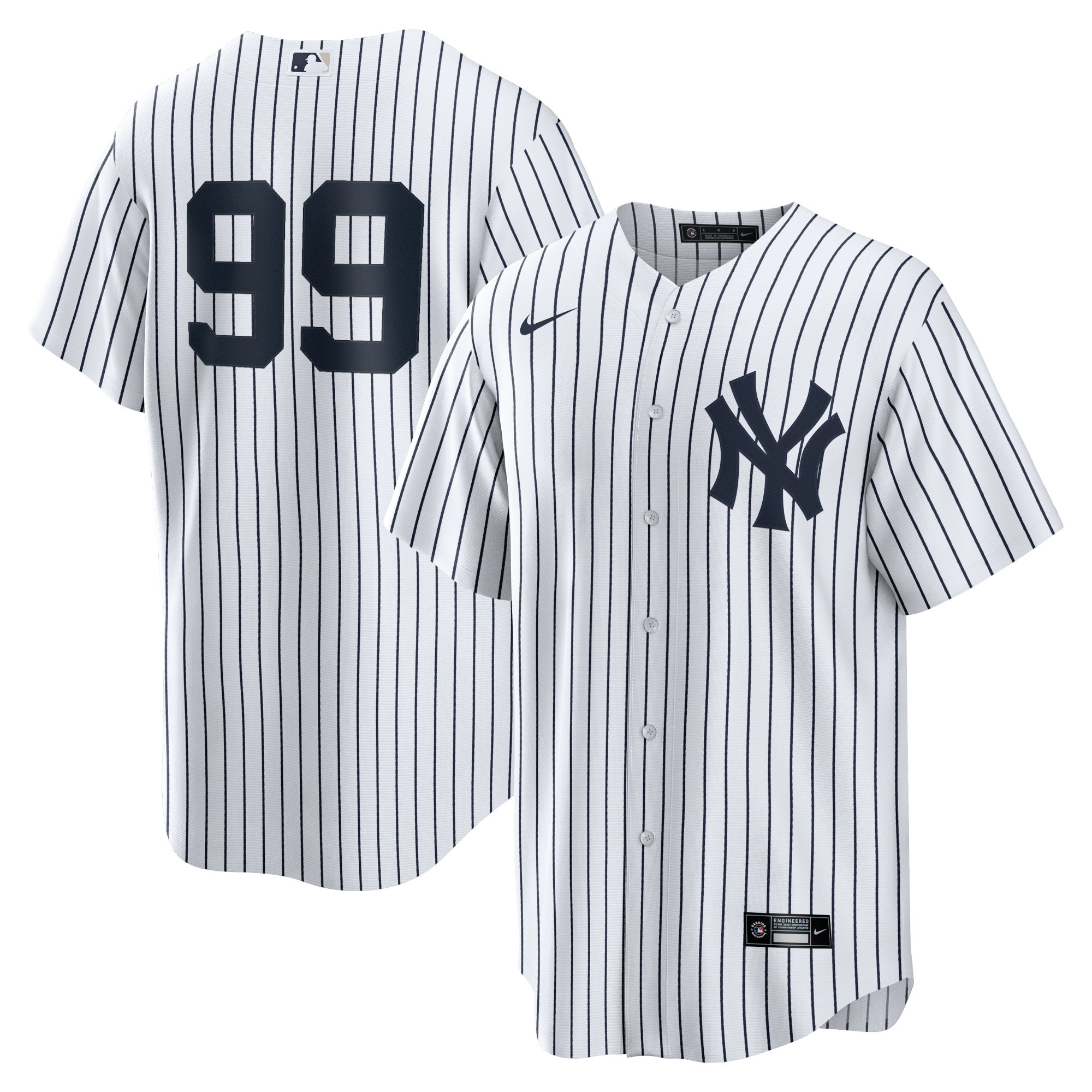 Aaron Judge New York Yankees Home Replica Player Name Jersey - White Mlb