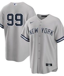 Aaron Judge New York Yankees Road Replica Player Name Jersey - Gray Mlb