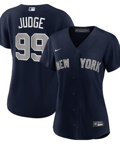 Aaron Judge New York Yankees Womens Alternate Replica Player Jersey Navy Mlb