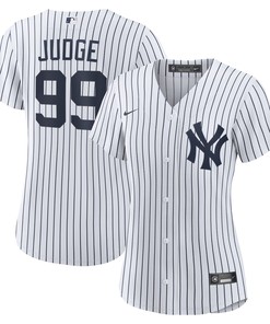 Aaron Judge New York Yankees Womens Home Replica Player Jersey - White Mlb