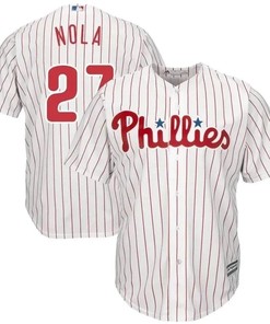 Aaron Nola Philadelphia Phillies Official Cool Base Player Jersey - White