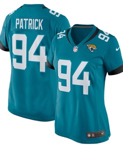 Aaron Patrick Jacksonville Jaguars Womens Game Jersey - Teal Nfl