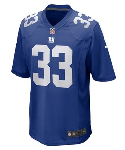 Aaron Robinson 33 New York Giants Game Player Jersey - Royal