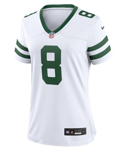 Aaron Rodgers 8 New York Jets Legacy Game Women Jersey - White