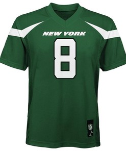 Aaron Rodgers 8 New York Jets Youth Jersey - Gotham Green