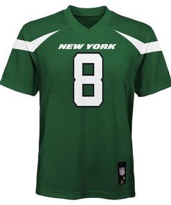 Aaron Rodgers 8 New York Jets Youth Player Jersey - Gotham Green