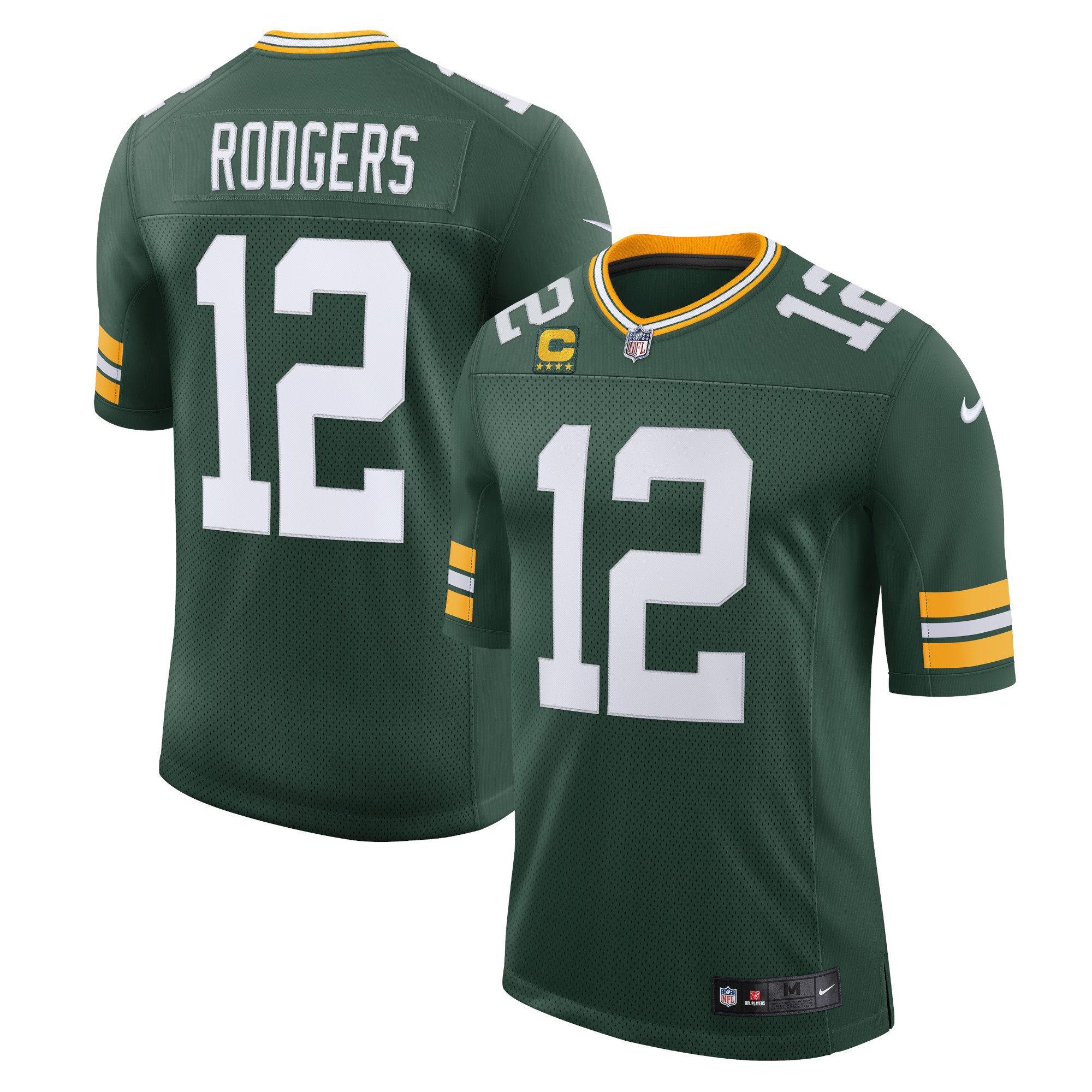 Aaron Rodgers Green Bay Packers Captain Vapor Limited Jersey - Green Nfl
