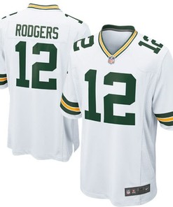 Aaron Rodgers Green Bay Packers Game Jersey White Nfl