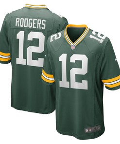 Aaron Rodgers Green Bay Packers Game Team Jersey - Green Nfl