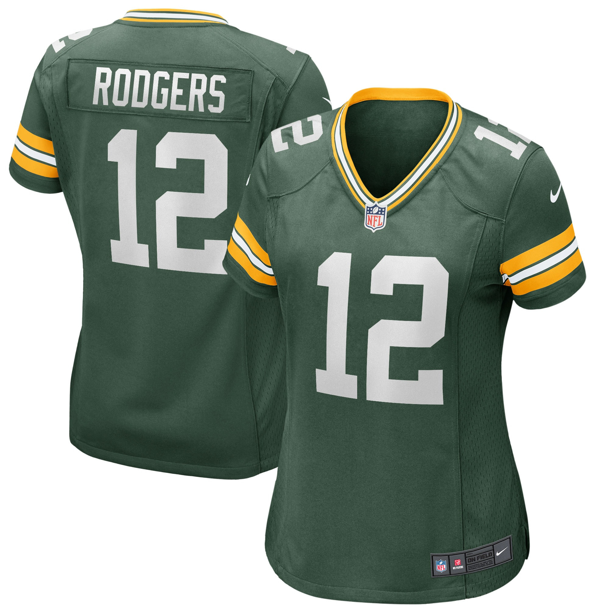 Aaron Rodgers Green Bay Packers Womens Player Jersey - Green Nfl