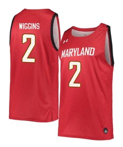 Aaron Wiggins 2 Maryland Terrapins Retro Basketball Men Jersey - Red