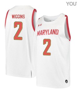 Aaron Wiggins 2 Maryland Terrapins Retro Basketball Youth Jersey - White