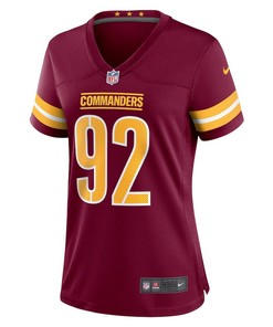 Abdullah Anderson 92 Washington Commanders Women's Game Player Jersey - Burgundy