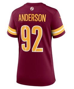 Abdullah Anderson 92 Washington Commanders Women's Game Player Jersey - Burgundy
