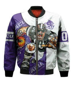 Abilene Christian Wildcats Bomber Jacket Football Go On - NCAA