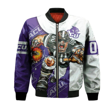 Abilene Christian Wildcats Bomber Jacket Football Go On - NCAA
